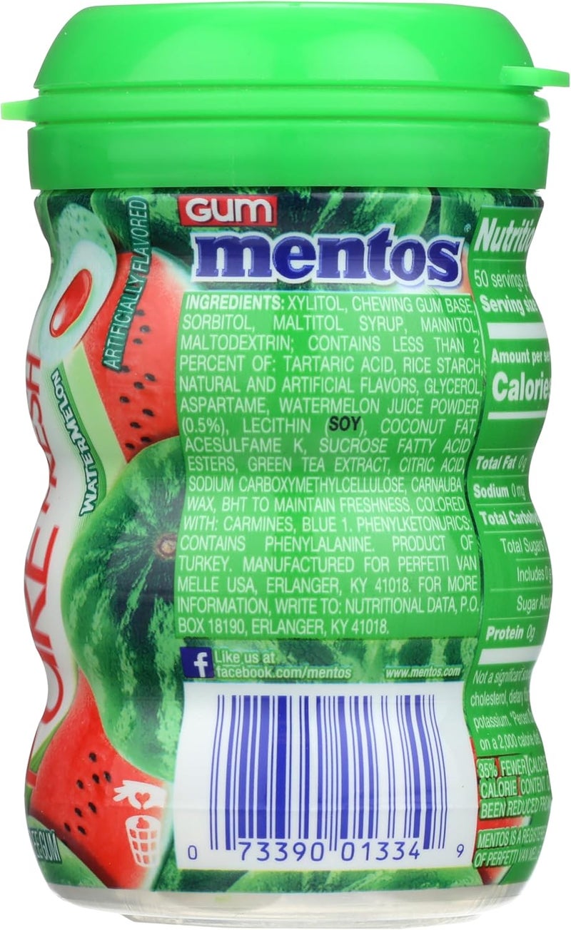 Mentos Pure Fresh Watermelon Sugar-Free Gum - Image 5